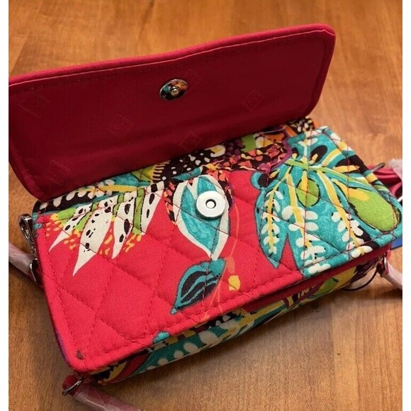 Vera Bradley Retired Rumba All In One Crossbody Wallet Purse - Picture 3 of 11